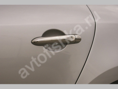 Renault Megane 3 (2010-) накладки на ручки дверей из нержавеющей стали, 4 шт.